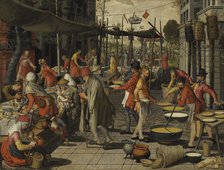 The Parable of the Wedding Feast. Creator: Aertsen, Pieter (1508-1575).