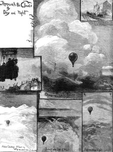 Through the Clouds by Day and Night, 1881. Creator: Unknown.
