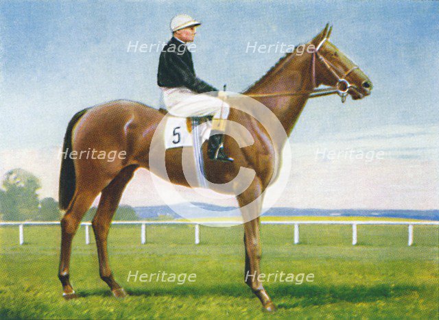 St. Magnus, Jockey: R. Perryman', 1939. Artist: Unknown.