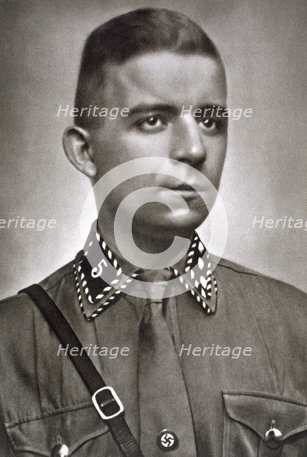 Horst Wessel, German Nazi activist, c1926-1930. Artist: Unknown