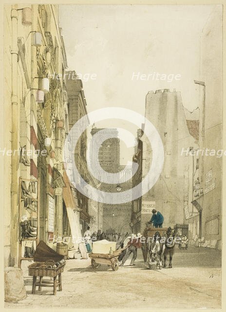 Rue Notre Dame, Paris, 1839. Creator: Thomas Shotter Boys.