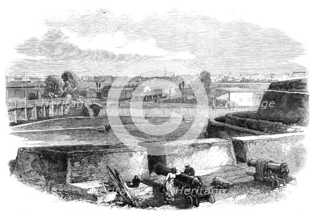 Calcutta, from the Plassey Gate, 1870. Creator: Unknown.