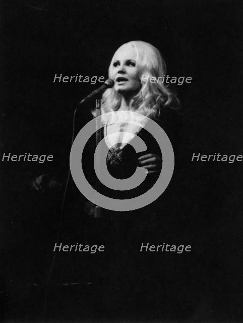 Peggy Lee, Royal Albert Hall, London, 1970. Creator: Brian Foskett.