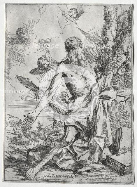 St. Jerome. Creator: Giulio I Carpioni (Italian, 1611-1674).