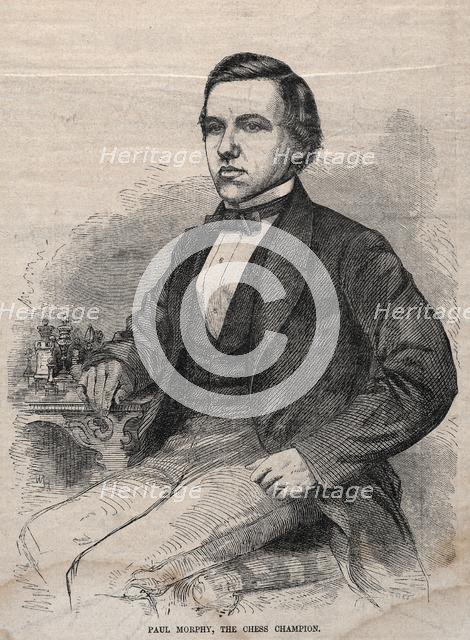 Paul Morphy, The Chess Champion, 1859. Creator: Winslow Homer (American, 1836-1910).