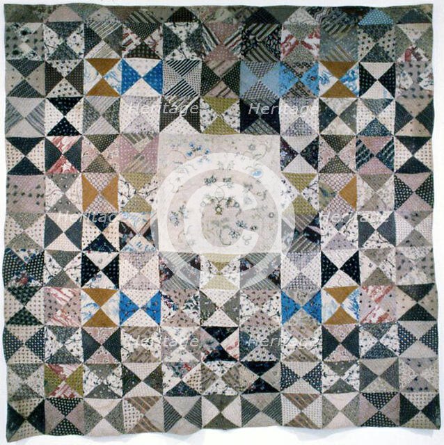 Bedcover, United States, 1795/1820.  Creator: Mary Jones.