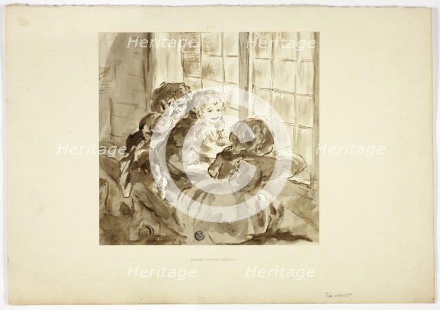 Children at Window, n.d. Creator: George Fennel Robson.