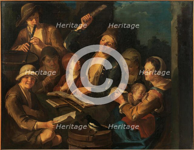 The Music Lesson, . Creator: Cipper, Giacomo Francesco (1664-1736).