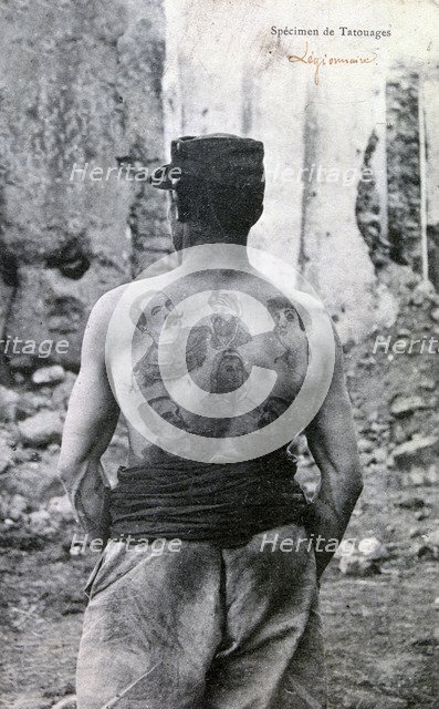 French Foreign legionnaire, 1908. Artist: Unknown