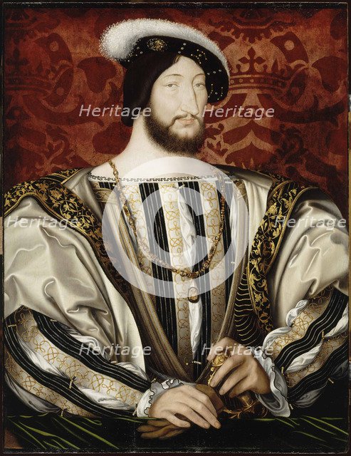 Portrait of Francis I (1494-1547), King of France, Duke of Brittany, Count of Provence, ca 1530.
