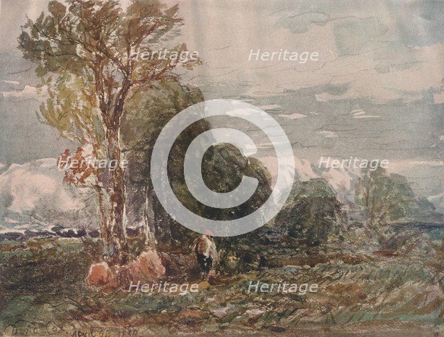 The Woodcutter, c19th century, (1911). Artist: David Cox the elder