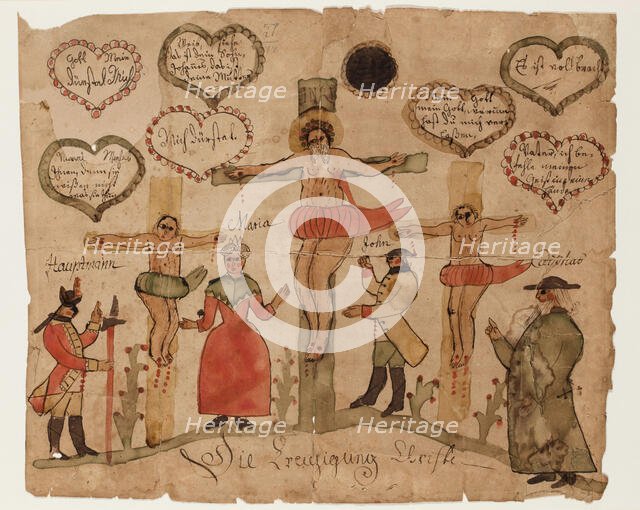 Crucifixion, late 18th century. Creator: Unknown.