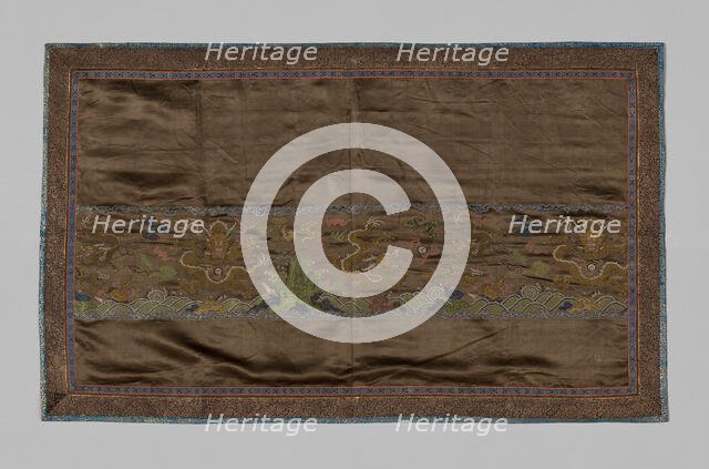 Fragment (Dress Fabric), China, Qing dynasty (1644-1911), 1800/25. Creator: Unknown.