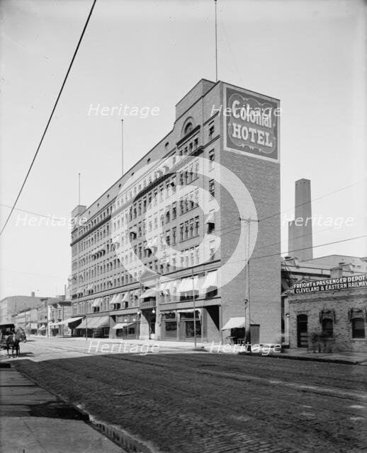 Colonial Hotel, Cleveland, ca 1900. Creator: Unknown.