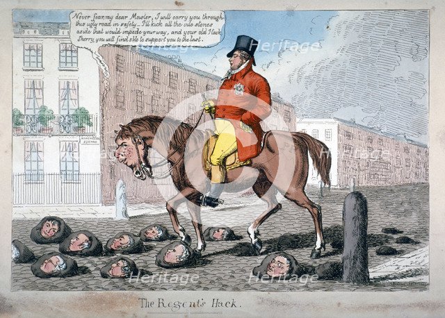 'The Regent's Hack', 1812. Artist: Anon