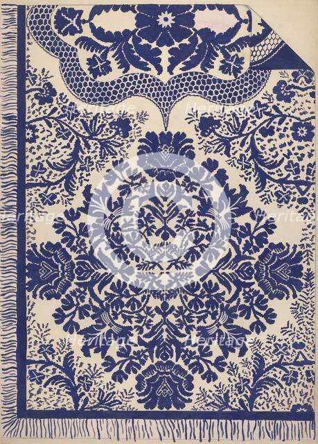 Coverlet, c. 1937. Creator: Katherine Hastings.