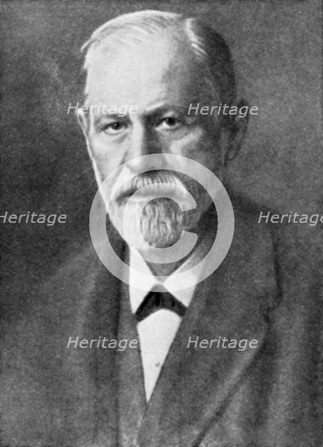 Sigmund Freud (1856-1939), Austrian neurologist. Artist: Unknown