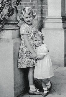 Princesses Elizabeth and Margaret Rose, 1932, (1937). Artist: Unknown