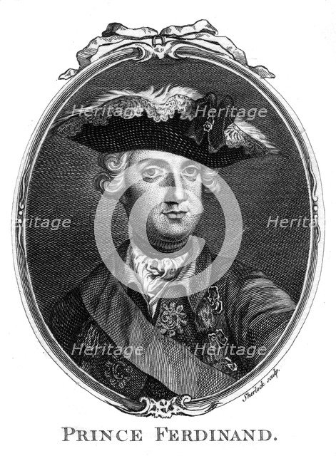 Prince Ferdinand, Duke of Brunswick, (19th century). Creator: Sherlock.