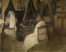 At the Waffle House, 1895. Creator: Charles Mertens.