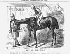 'Out of The Race', 1864. Artist: John Tenniel