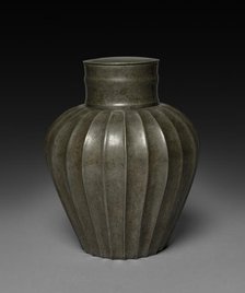 Pewter Jar, 1600s-1800s. Creator: Unknown.