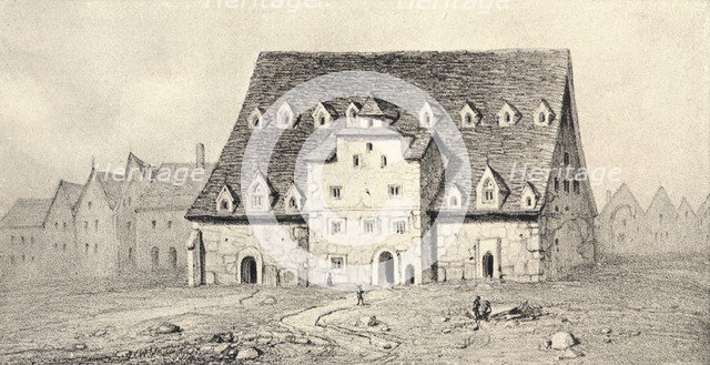 'The Market of St Germain-des Prés', 1915. Artist: Unknown.