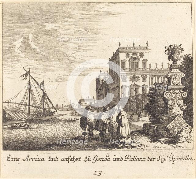 Palazzo Spinolla, Genoa, 1681. Creator: Melchior Küsel.