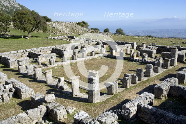A katagogion in Kassope, Greece. Artist: Samuel Magal