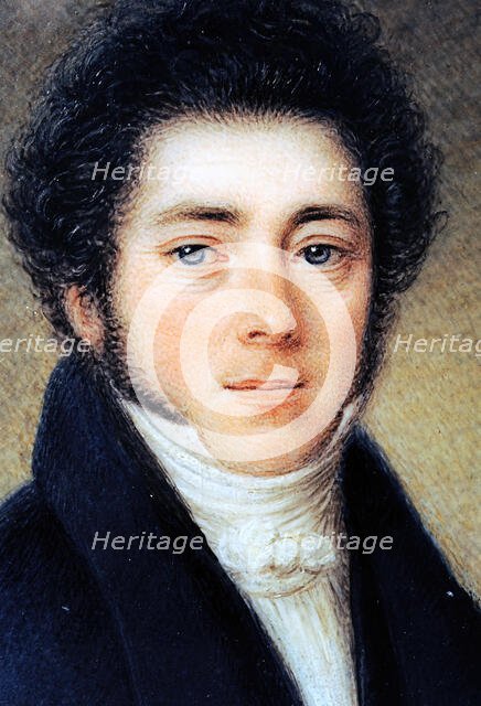 Jacob Gödecke (1757-1823), sugar mill owner in Södermalm in Stockholm, 1822. Creator: Anders Gustaf Andersson.