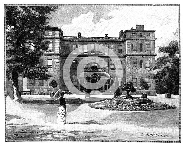 Marlborough House, London.Artist: CA Wilkinson