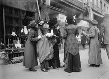Woman Suffrage, Mrs. Mary Beard; Open Air Meeting, 1913. Creator: Harris & Ewing.