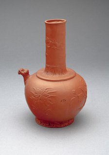 Bottle (Kendi), Meissen, c. 1710. Creator: Meissen Porcelain.