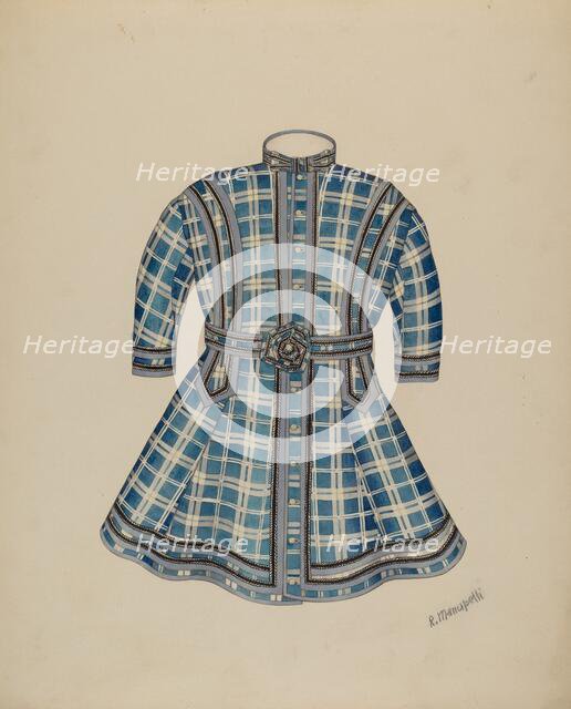 Child's Dress, c. 1938. Creator: Raymond Manupelli.