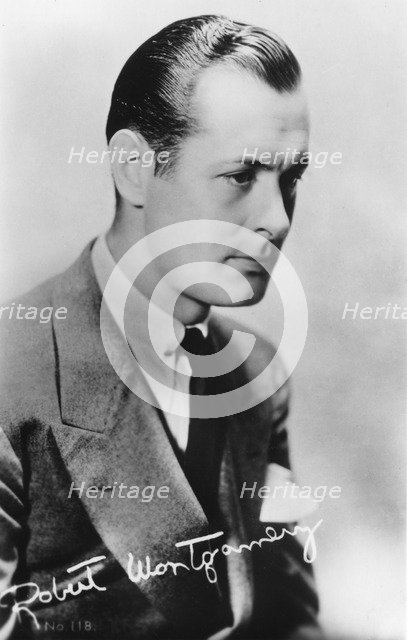 Robert Montgomery (1904-1981), American actor and director, 20th century. Artist: Unknown