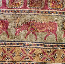 Detail of Scythian pile carpet, 5th century BC. Artist: Unknown