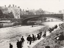 York Regatta, River Ouse, York, Yorkshire, 1928. Artist: Unknown