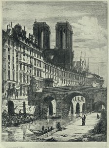 'Le Petit Pont', 1915. Artist: CH Meryon.