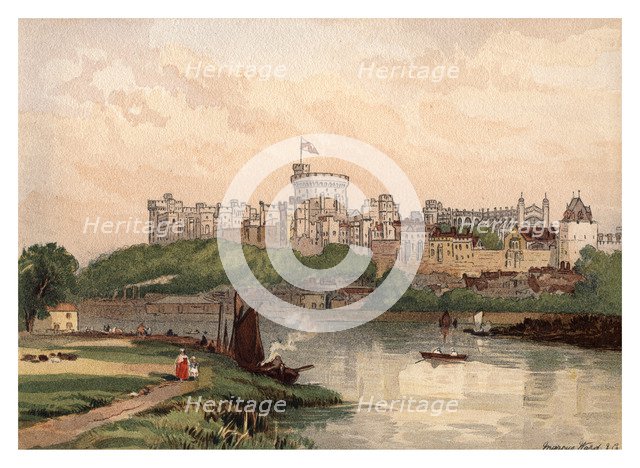 'Windsor Castle', 1880. Artist: Unknown