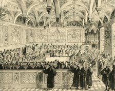 'Sitting of the Parliament of Paris', 1890.   Creator: Unknown.