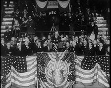 Former President Calvin Coolidge Addressing the Crowd at the Republican Congress in Chicago, 1932. Creator: British Pathe Ltd.