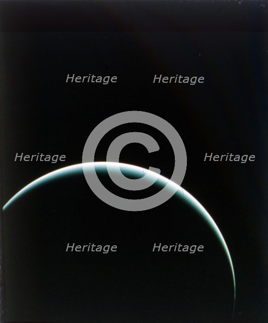 Uranus from Voyager 2, 25 January 1986.  Creator: NASA.