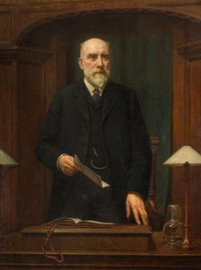 Portrait of Isaac Bradley, 1916. Creator: John Bernard Munns.