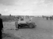 Riley competing in the RSAC Scottish Rally, 1934. Artist: Bill Brunell.