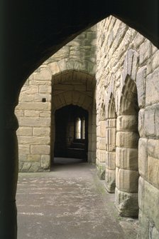 Warkworth Castle, Northumberland, 1994. Artist: J Bailey