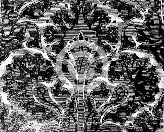 The International Exhibition - Wallpaper by Messrs. John Woollams and Co., 1862.  Creator: Unknown.