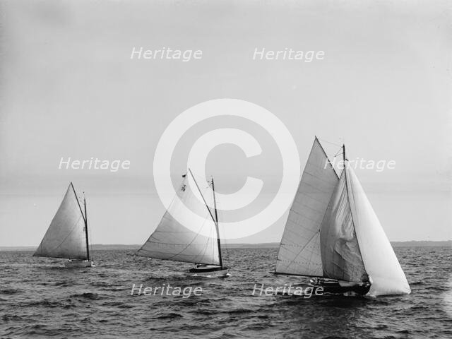 Dosoris 2, Qui Vive, and Dipper, 1894 July 29. Creator: John S Johnston.