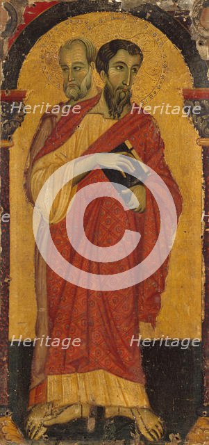 Saints Bartholomew and Simon, 1266-75. Creator: Master of Saint Francis of Assisi.