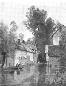 Pictures from the Royal Academy: The Water-Mill - E. A. Waterlow, A.R.A., 1895. Creator: George Meisenbach.