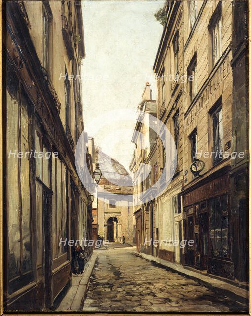 Rue Sauval, 1886. Creator: Emmanuel Lansyer.